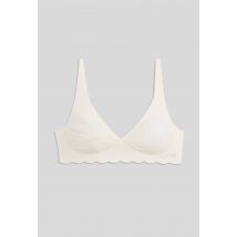Sloggi - Brassière en microfibre sloggi - Beige Ecru - L - Femme