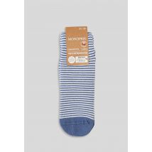 Paire de chaussettes antidérapantes contenant du coton bio - Bleu - 27-30 - Enfant - Monoprix Kids