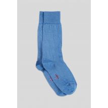 Labonal - Paire de chaussette en lin labonal - Bleu - 44-45 - Homme