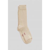 Labonal - Paire de chaussette en lin labonal - Brun clair - 44-45 - Homme