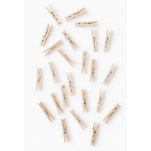 Sachet 24 pinces à linge bois