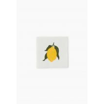 Serviettes en papier motif citron