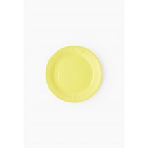 20 assiettes en carton couleur unie, 23cm