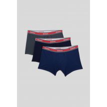 Eminence - Lot de 3 boxer en coton bio eminence, certifié oeko-tex - Marine - 5 - Homme