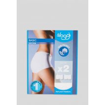 Sloggi - Lot de 2 shorty en coton sloggi - Blanc - 46 - Femme