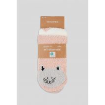 Lot de 2 paires de chaussettes antidérapantes - Rose - 31-35 - Enfant - Monoprix