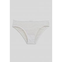 Culotte en dentelle - Blanc - 44-46 - Femme - Monoprix
