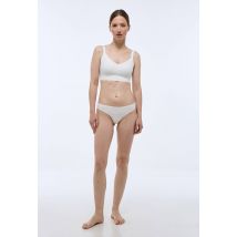 String invisible alexia en microfibre - Beige Ecru - S - Femme - Monoprix