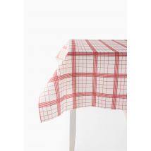 Nappe en intissé imprimé carreaux, 160x240cm