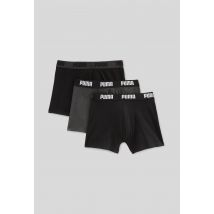 Puma - Boxers en coton - puma - Gris foncé - L - Homme