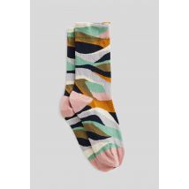 Paire de chaussettes fantaisie premium monoprix - Rose - Unique - Femme - Monoprix
