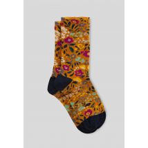 Paire de chaussettes fantaisie premium - Brun clair - Unique - Femme - Monoprix