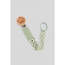 Bibs - Attache-sucette tressé - Vert foncé - Unique - Bébé