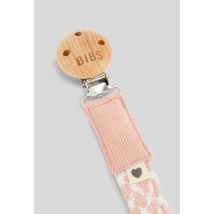 Bibs - Attache-sucette tressé - Rose clair - Unique - Bébé
