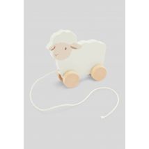 Little Dutch - Jouet à tirer mouton en bois little farm - Blanc - Unique - Bébé