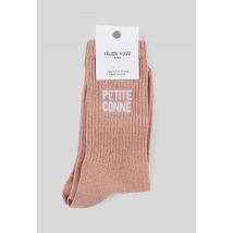 Felicie Aussi - Paire de chaussette à message felicie aussi - Rose - Unique - Femme