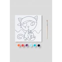 [exclu web] graffy paint - toile à peindre chat pirate