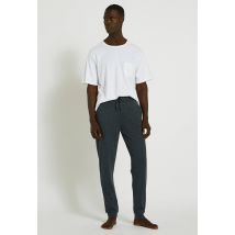 Bas de pyjama en jersey de coton bio - Bleu foncé - S - Homme - Monoprix
