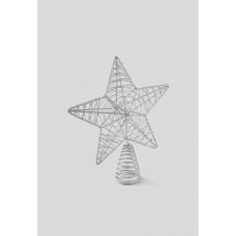 Grand cimier étoile - Gris argent - Unique - Monoprix