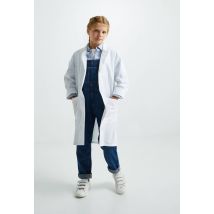 Tablier de classe - Blanc - 14 ans - Enfant - Monoprix