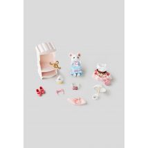 Sylvanian Families - La valisette de mode et grande soeur souris marshmallow - Bleu - Unique - Enfant