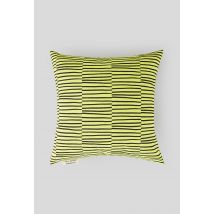 Monoprix Maison - Coussin carré - iris de moüy x monoprix - Blanc - Unique