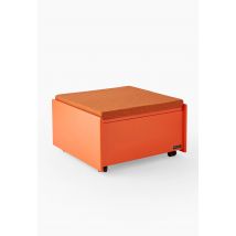 Monoprix Maison - Coffre vendu avec un coussin, - terence conran x monoprix, édition prisunic - Orange foncé - Unique