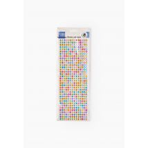 Marque Nationale - Stickers strass ronds multicolores 109 pièces - Multicolore - Unique