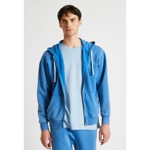 Sweat zip à capuche - Bleu - L - Homme - Monoprix Homme