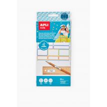 Apli - 35 étiquettes adhésives plastifiées - Blanc - Unique