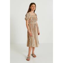 Robe imprimée - Bleu foncé - 10 ans - Enfant Fille - Monoprix Teens