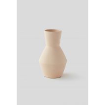 Vase forme amphore, 16x27cm, en faïence - Beige clair - Unique - Monoprix