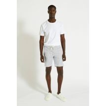 Bermuda rayé - Blanc - 46 - Homme - Monoprix Homme