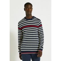 Pull rayé - Bleu foncé - S - Homme - Monoprix Homme