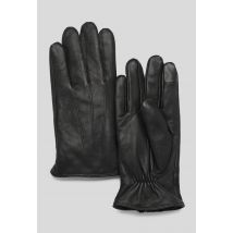Gants tactiles en cuir - Noir - 9 - Homme - Monoprix Premium