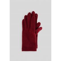 Gants tactiles contenant de la laine - Rouge foncé - Unique - Femme - Monoprix