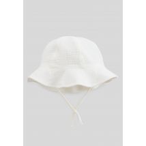 Bout'chou - Cloche en gaze de coton - Blanc - 49-51 - Bébé