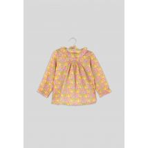 Top lace made with liberty fabric - Multicolore - 6-9 mois - Bébé - Monoprix Createurs