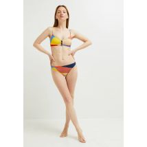 Slip de bain, oeko-tex et matière recyclée - Jaune - 44 - Femme - Monoprix Femme