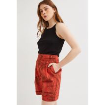Short imprimé - Orange - 36 - Femme - Monoprix Femme