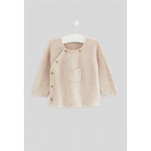 Bout'chou - Brassière en coton bio gots - Beige - 1 mois - Bébé
