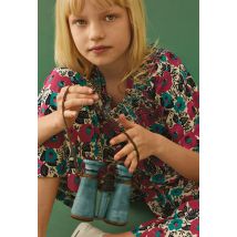 Blouse imprimée viscose, certifié ecovero - Beige clair - 12 ans - Enfant Fille - Monoprix Kids