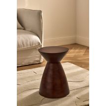 Bout de canapé totem, 30xh42cm en bois de manguier - Brun - Unique - Monoprix