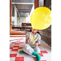 Jogging à poches 100% coton - clare v x monoprix - Gris - 6-9 mois - Bébé - Monoprix Createurs