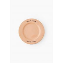 Monoprix Créateurs - Assiette à dessert, 19,6cm, céramique - clare v x monoprix - Rose - Unique