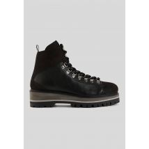 Sport - Bottines à lacets, cuir responsable - Noir - 36 - Femme