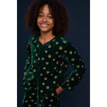 Veste brodée - bela silva x monoprix - Vert foncé - 3-4 ans - Enfant - Monoprix Createurs