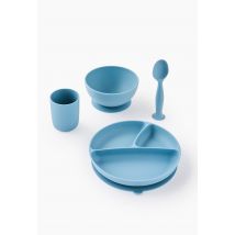Marque Nationale - Set de vaisselle enfant - Bleu foncé - Unique