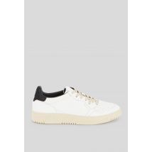 Baskets en cuir - Blanc - 42 - Homme - Monoprix Premium