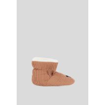 Bout'chou - Chaussons fourrés en velours - Beige - 22-23 - Bébé